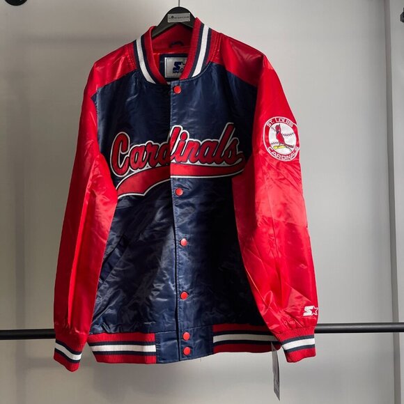 Men's Starter St. Louis Cardinals light Jacket 2XL or 3XL - Picture 4 of 6